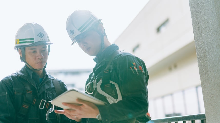 一流の技術者を育て上げる<br>環境と心意気。